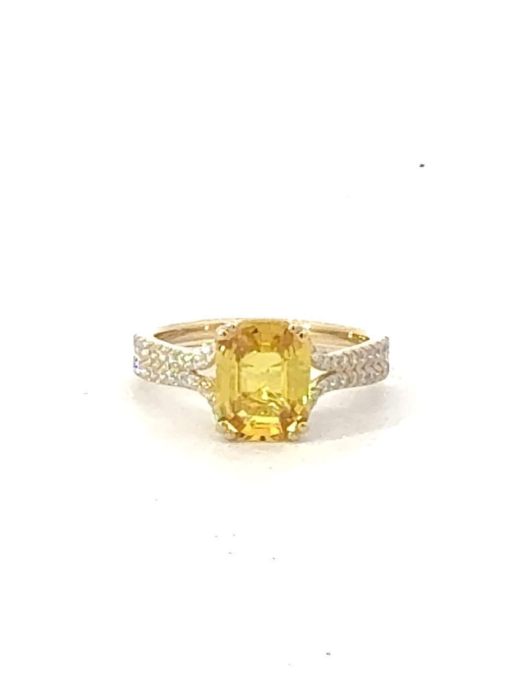 Natural Sapphire Diamond Ring Size 7 14k Gold 2.87 TCW Certified $4,950 604458